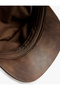 Faux Leather Cap Hat - 5