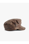 Faux Leather Cap Hat - 2