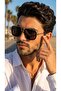 Men's Sunglasses 40 Million Star 55mm Bright Black - 2