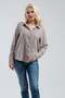 Women's Mink Modal Fabric Sleeve Britli Comfortable Fit Shirt