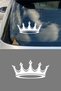 King's Crown Car Sticker - Royal Crown Vehicle Sticker - Motor Sticker 15X8Cm - 2