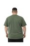 Men's Large Size Khaki Crew Neck Short Sleeve Pragt T-Shirt 5Xl-6Xl-7Xl-8Xl - 3