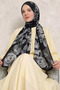 Women's Hijab Shawl Voile Shawl Cupro Silky Textured Wrinkle Resistant Lightweight Shawl - 6