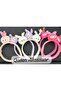 Plush Furry Crown with Moving Antenna and Ears, Funny Children's Crown with Pompom, White - 3
