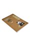 دفتر رسم بحلقات مع غلاف بنمط باندا وأشجار