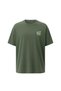 Men's Large Size Khaki Crew Neck Short Sleeve Pragt T-Shirt 5Xl-6Xl-7Xl-8Xl - 4