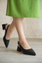 - 5cm Women's Heeled Shoes Skin Black - 7