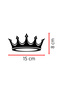King's Crown Car Sticker - Royal Crown Vehicle Sticker - Motor Sticker 15X8Cm - 3