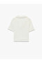 Cotton Short Sleeve Basic Polo Collar T-Shirt - 2