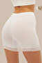Lace Women's Shorts White Color