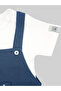 Ribbed Cotton Dungaree with Short Sleeves T-shirt - 4