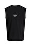 Jjesoho Sleeveless Tee Sn Black Men's Sleeveless T-Shirt 12288001