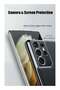 Case Compatible with Samsung Galaxy S22 Plus , Crystal-Clear Shockproof Thin Silicone Case, - 3