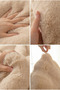 2-Pack Bubble Rabbit Fur Fabric Pillow Ultra Soft Plush Decorative Pillow Cushion Cover (43X43) - 2
