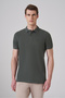 Men's Light Green Basic Polo Neck Dynamic Fit T-Shirt