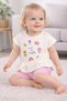 Flamingo 18504-26 Baby Girl Ruffle Blouse Shorts Set Floral Printed Summer Comfortable Fit 2-Piece - 8