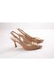 Women's Stiletto Gold Buckle 9cm Classic Heeled Shoes - 2