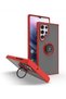 Galaxy S22 ULTRA Luxury TPU Shockproof Ring Holder Kickstand Slim Plated Phone Case Cover