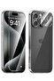 Ultra-Thin Clear iPhone 16 Pro Case – Non-Yellowing, Shockproof with Camera Lens & Screen Protectors