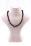 Lava Stone Necklace Natural Stone Strand 8 mm