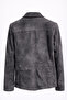 Gray Blazer Four-Pocket Men's Genuine Suede Leather Jacket - 6