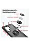 Galaxy S22 Plus Luxury TPU Shockproof Ring Holder Kickstand Slim Plated Phone Case Cover - 2