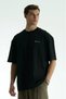 -Men's Printed Oversize T-Shirt 100% Cotton |   Comfortable Fit Short Sleeve Sum - 2
