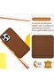 Timeless Dark Saddle Brown Leather iPhone 16 Pro Case – Softens with Use, MagSafe Compatible - 3