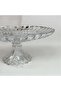 Flat Presentation Bowl with Crystal Glass Legs 29 cm Tkebt Transparent - 3