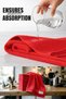 10 Red Cotton Hairdresser Towels |   50 X 90 cm |   100% Cotton - 2