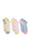 3PK Ladies Ankle Socks Solid Socks