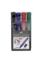 Faber-Castell Permanent Refillable Markers Wallet 4 Pieces Assorted
