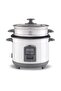 0.6L 2-in-1 Rice Cooker with Steamer Basket, 350W, RCM06000WH