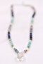 Fluorite Stone Amazonite Sodalite Stone Selenite Stone Hematite Crystal Quartz Natural Stone Design Pendant 6 mm - 5