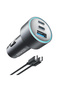 335 67W Car Charger with 3ft Type-C Cable