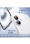 Ultra Slim Matte White Case for iPhone 16 (6.1") – Lightweight, Minimalist Design with Full Camera L - 3