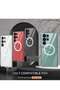 Case/Cover Compatible with Samsung Galaxy S23 Ultra Clear Case, Magnetic [Support Magsafe Charger] C - 5