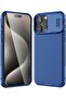 iPhone 15 Pro Max Case with Sliding Camera Cover - Upgraded Lens Protection, Hard PC + TPU Bumper, S