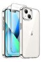 3-in-1 iPhone 13 Mini Case – Includes 2 Tempered Glass Screen Protectors, Non-Yellowing Shockproof B