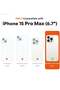 Compatible with iPhone 15 Pro Max Case 6.7", with 1 x Screen Protector, Silky-Soft Touch Liqu - 2