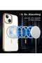 Built-in Magnet Clear Case for iPhone 14, Compatible with Mag-safe Accessories, Slim Thin PC Durable - 3