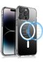 iPhone 14 Pro 6.1" Case Cover - Clear Shockproof Bumper, Anti-Scratch, MagSafe Wireless Charging Com