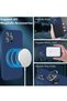 iPhone 14 Pro Max + 2 Pack Tempered Glass Screen Protector Magsafe Case Silicone Phone Case with Mic - 3