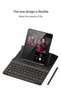Samsung Galaxy Z Fold 4 Case Screen Protector Keyboard Leather Case Stylus Pen Slot Phone Office Kit - 4