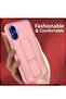 iPhone 16 Magnetic Car Mount Case – Pink Silicone Kickstand with Hand Strap & Multi-Stand Functional - 5