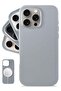 Classic European Leather Phone Case for iPhone 16 Pro – Gladius/Grey, Smoothens & Softens Over Time,