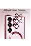 Magnetic Clear Case for Samsung Galaxy S23 Ultra with Camera Lens Protector Magsafe Compatible Elect - 2