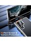 [5-in-1] for Samsung S23 Case, 2 Pcs Camera Lens Protector + 2 Pcs Soft Screen Protector,Matte-Finis - 3