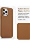 (for iPhone 14 Pro Max) - European Nappa Leather Case - Smoothen and Soften Over Time - Compatible w - 2