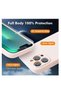 iPhone 14 Pro + 2 Pack Tempered Glass Screen Protector Magsafe Case Silicone Phone Case with Microfi - 5